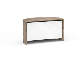 Barcelona 221, Twin-Width Corner Cabinet, Natural Walnut 