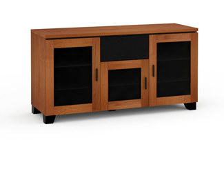 Elba 336, Triple-Width AV Cabinet, American Cherry