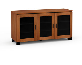 Elba 337, Triple-Width AV Cabinet, American Cherry