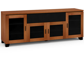 Elba 345, Quad-Width AV Cabinet, American Cherry