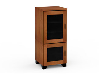 Elba 217, Single-Width Audio Cabinet, American Cherry