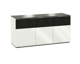 Miami 339, Triple-Width AV Cabinet, Gloss White