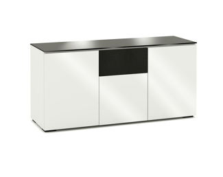 Miami 336, Triple-Width AV Cabinet, Gloss White