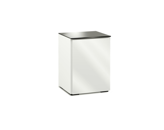 Miami 317, Single-Width Audio Cabinet, Gloss White