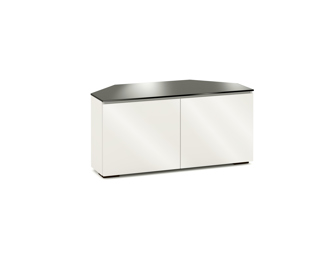 Miami 221, Twin-Width Corner Cabinet, Gloss White