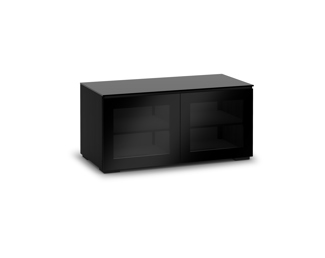 Oslo 212, Twin-Width AV Cabinet, Wenge/Smoked Glass