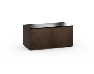 Berlin 221, Twin-Width AV Cabinet, Textured Wenge