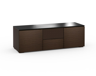 Berlin 236, Triple-Width AV Cabinet, Textured Wenge