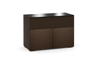 Berlin 329, Twin-Width AV Cabinet, Textured Wenge