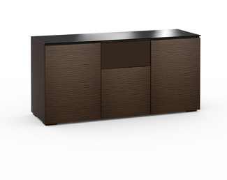 Berlin 336, Triple-Width AV Cabinet, Textured Wenge