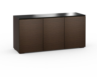 Berlin 337, Triple-Width AV Cabinet, Textured Wenge