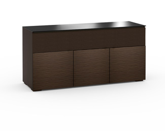 Berlin 339, Triple-Width AV Cabinet, Textured Wenge