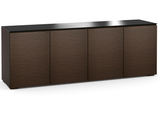 Berlin 347, Quad-Width AV Cabinet, Textured Wenge